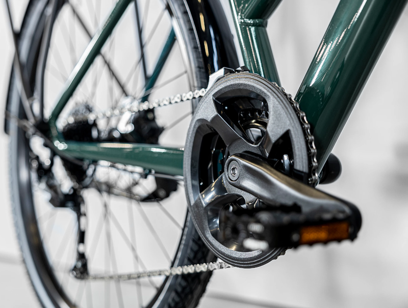 Trek Dual Sport 2 Equipped Stagger Gen 5 Hybrid Bike 2023 in Juniper-5